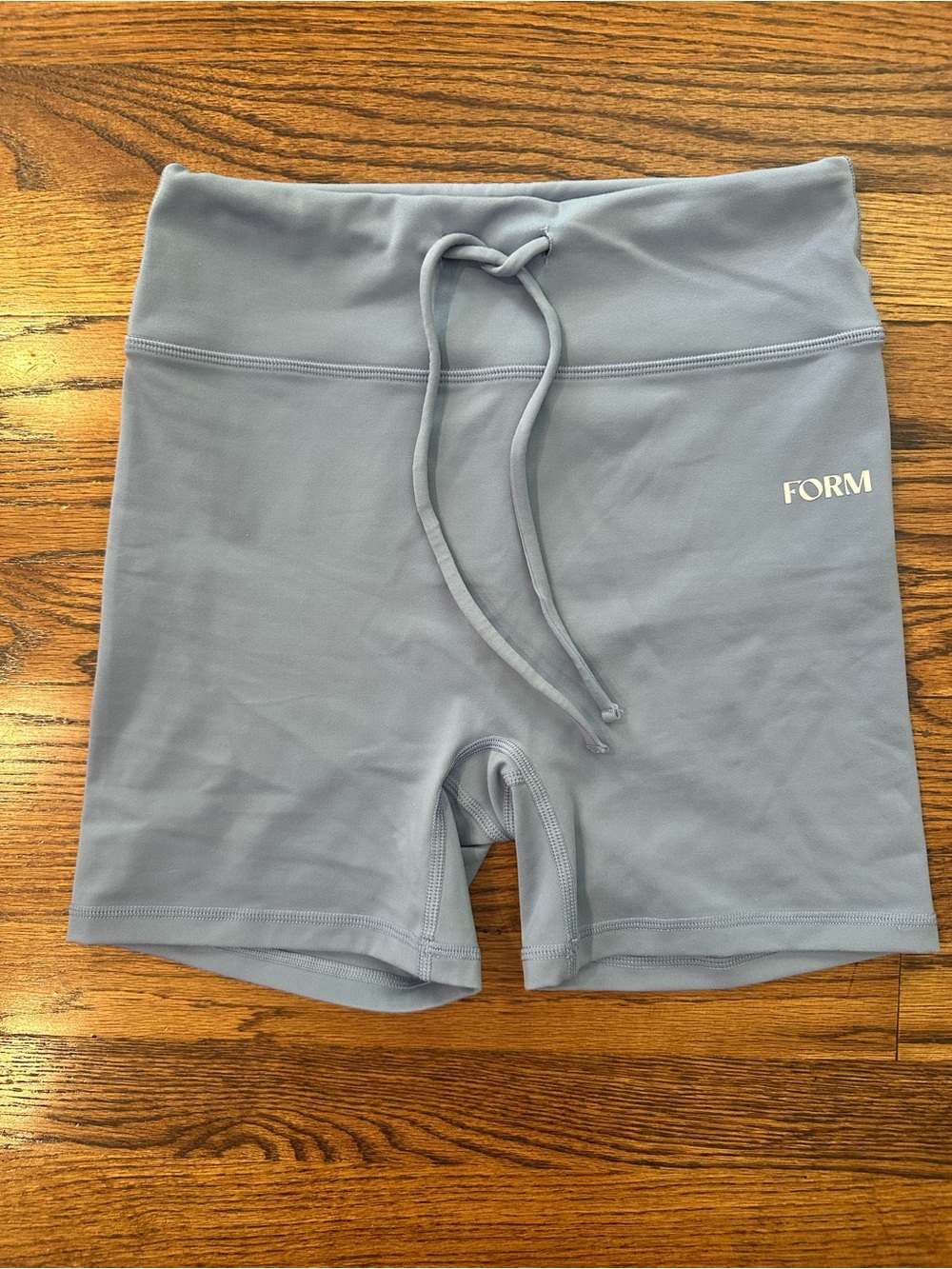 FORM Light Blue Glacier Drawstring 5” Short - Size Medium